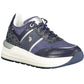 Chic Blue Lace-Up Sport Sneakers