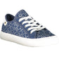 Chic Blue Lace-Up Sports Sneakers