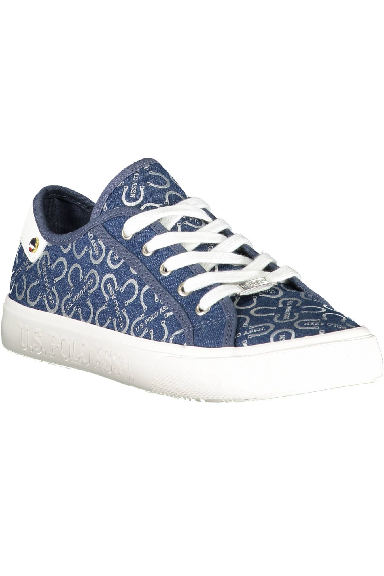 Chic Blue Lace-Up Sports Sneakers