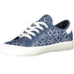 Chic Blue Lace-Up Sports Sneakers
