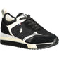 Chic Black Laced Sneakers with Memory Sole