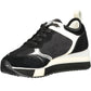 Chic Black Laced Sneakers with Memory Sole