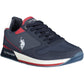 Contrast Detail Lace-Up Sports Sneakers