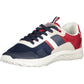 Chic Blue Lace-Up Sports Sneakers