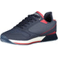 Contrast Detail Lace-Up Sports Sneakers