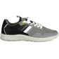 Sleek Gray Lace-Up Sports Sneakers