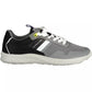 Sophisticated Gray Lace-Up Sports Sneakers