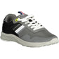 Sleek Gray Lace-Up Sports Sneakers