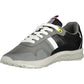 Sleek Gray Lace-Up Sports Sneakers