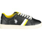 Classic Black Lace-Up Sport Sneakers