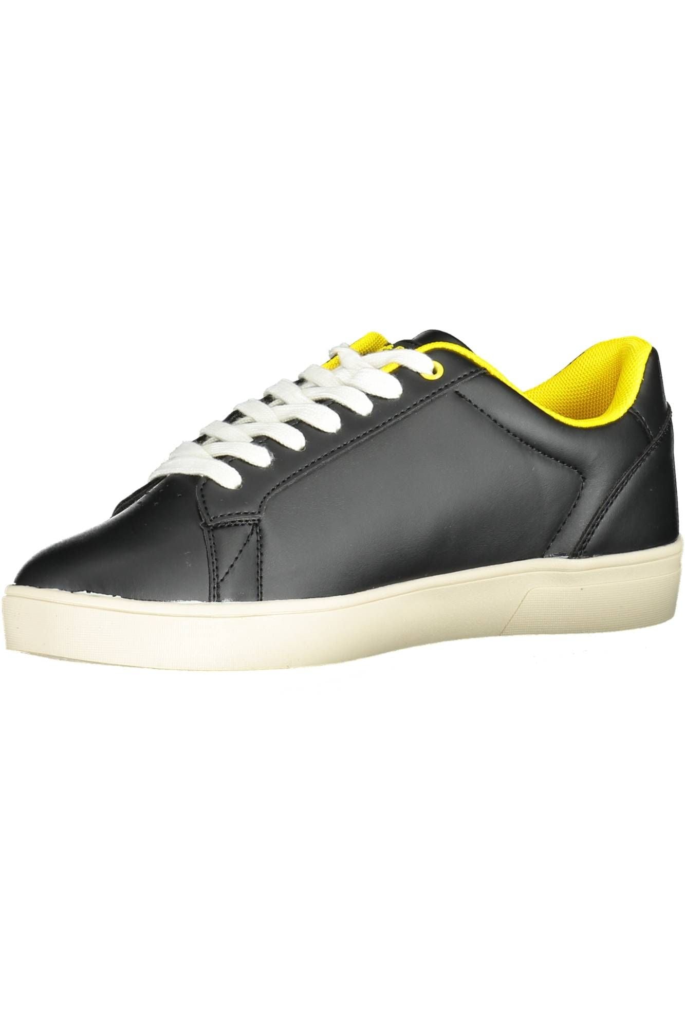 Classic Black Lace-Up Sport Sneakers