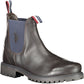 Chic Contrasting Elastic Logo Boots