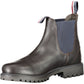 Chic Contrasting Elastic Logo Boots