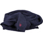 Elegant Blue Wool Scarf with Logo
