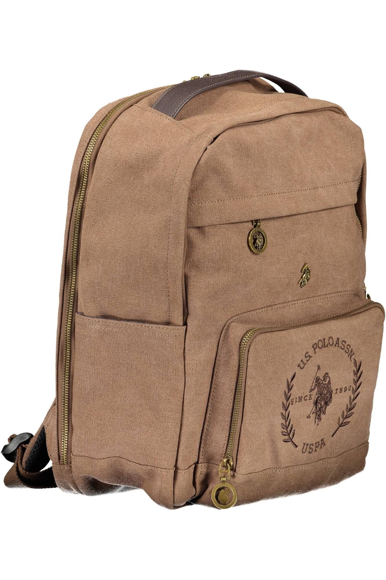 Elegant Brown Backpack with Ample Storage