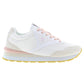 Chic White Lace-Up Sneakers with Logo Detail