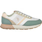 Chic Contrasting Laced Sports Sneakers