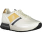 Chic White Lace-Up Sneakers with Logo Detail