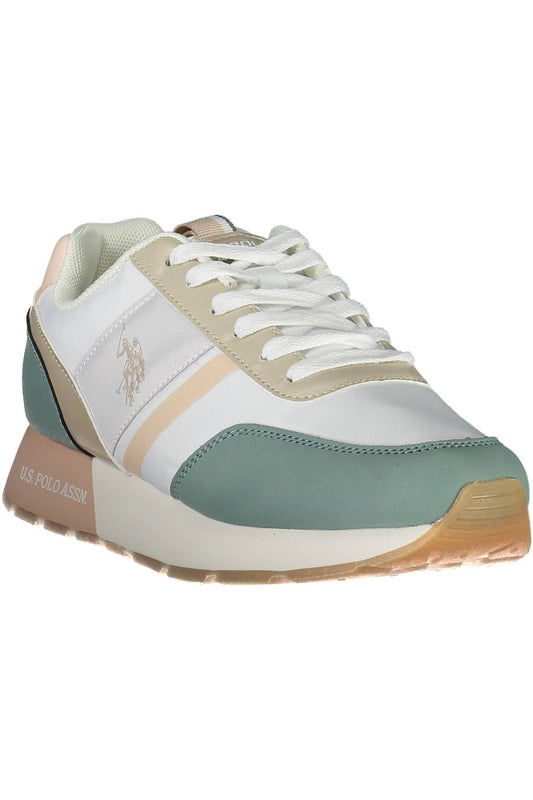 Chic Contrasting Laced Sports Sneakers