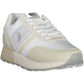 Elegant White Lace-Up Sneakers