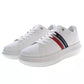 Chic White Lace-Up Sports Sneakers
