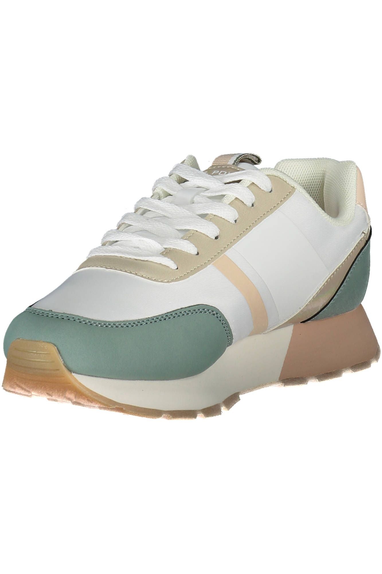 Chic Contrasting Laced Sports Sneakers