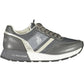 Sleek Gray Lace-Up Sports Sneakers