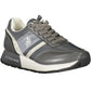 Sleek Gray Lace-Up Sports Sneakers