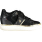 Chic Black Lace-Up Sneakers with Logo Detailing