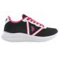 Chic Black Lace-Up Sports Sneakers