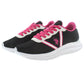 Chic Black Lace-Up Sports Sneakers