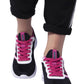 Chic Black Lace-Up Sports Sneakers