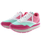 Chic Pink Lace-up Sports Sneakers