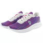 Elegant Purple Lace-up Sneakers