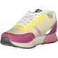 Chic Purple Sports Sneakers with Logo Detail