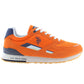 Electrify Your Step: Vibrant Orange Sports Sneakers