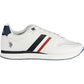 Sleek White Laced Sports Sneakers
