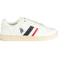 Elegant White Lace-up Sports Sneakers