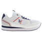 Chic Contrasting Lace-Up Sport Sneakers