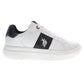Chic White Lace-up Sports Sneakers