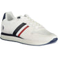 Sleek White Laced Sports Sneakers