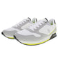 Elegant White Lace-Up Sports Sneakers