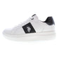Chic White Lace-up Sports Sneakers