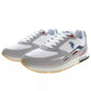 Sleek White Sneakers with Contrasting Accents