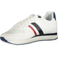 Sleek White Laced Sports Sneakers