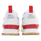 Sleek White Sneakers with Contrasting Accents