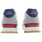 Sleek White Sneakers with Contrasting Accents