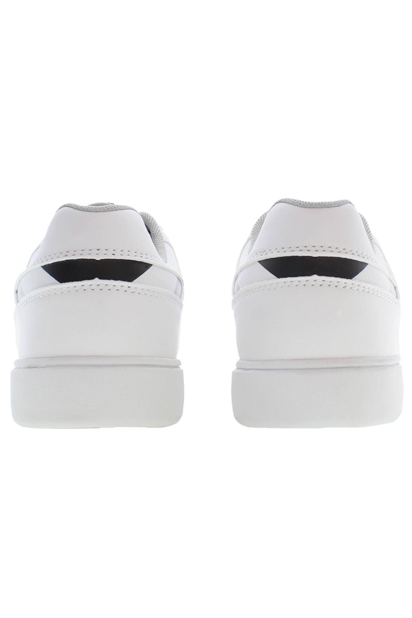 Sleek White Sneakers with Contrast Details