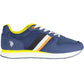 Chic Blue Contrast Lace-up Sneakers