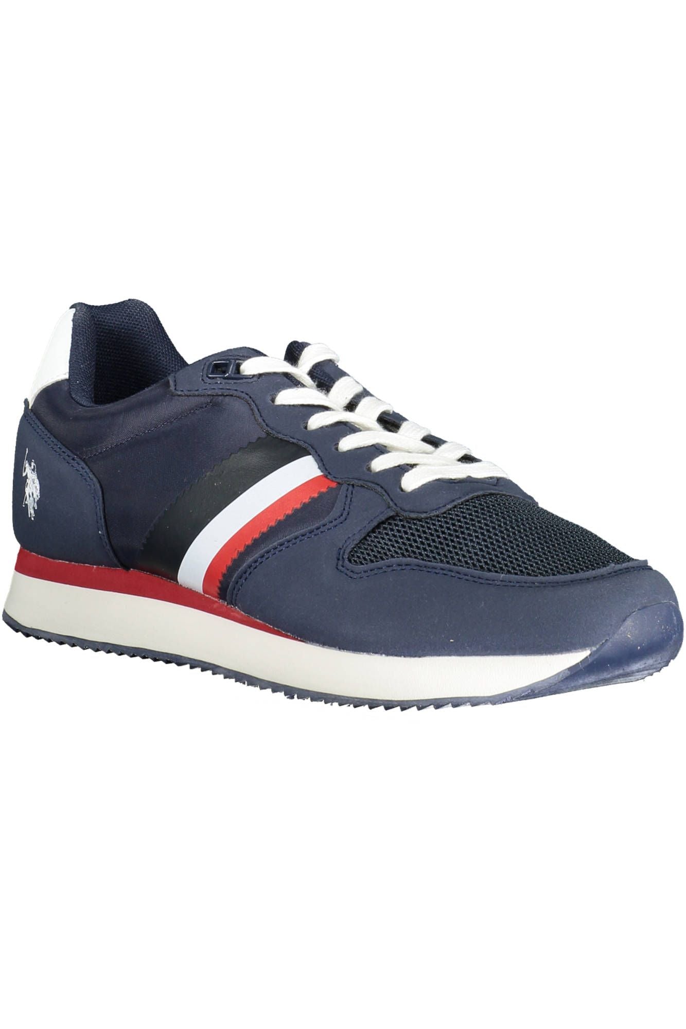 Timeless Blue Sports Sneakers with Contrasting Details